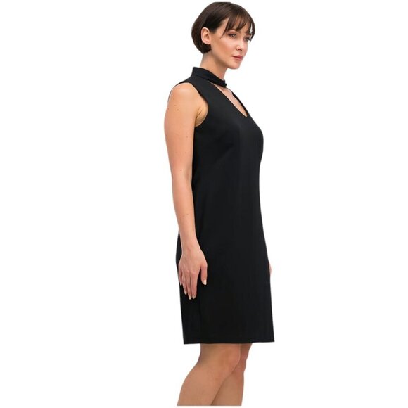 Calvin Klein Black Keyhole Sleeveless Sheath Dress, 8 - Picture 1 of 12
